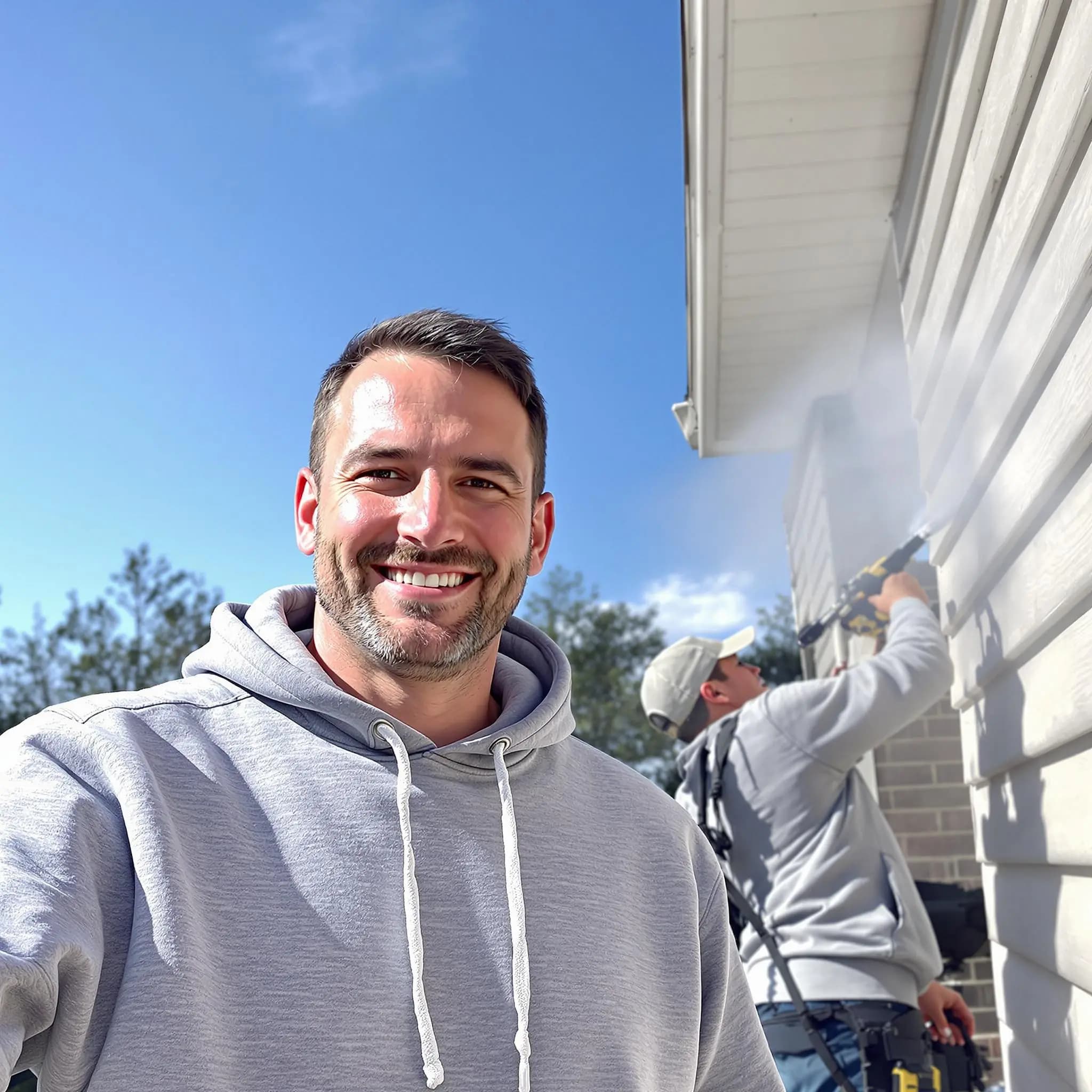 The Brook Park Power Washing team.