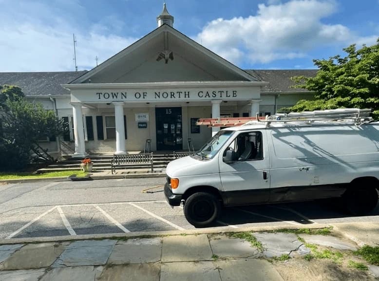 Brook Park Power Washing commercial cleaning team at work in Brook Park business district