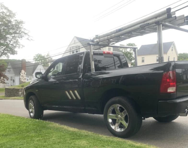 Fleet vehicle cleaning service being performed by Brook Park Power Washing in Brook Park